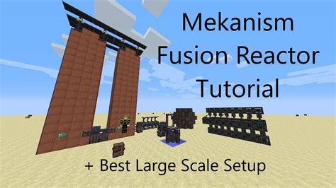 mekanism fusion reactor  That they do, however mekanism fission reactors require a LOT more setup and balancing to not cause a big crater